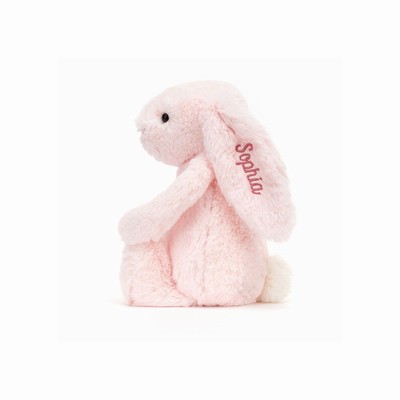 Jellycat Bashful Pink Conejo Medium | GLCU-43819